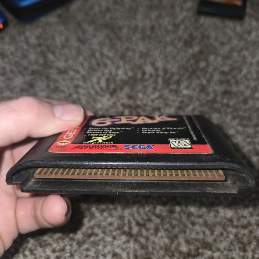 Sega Genesis 6-Pak Game Cartridge